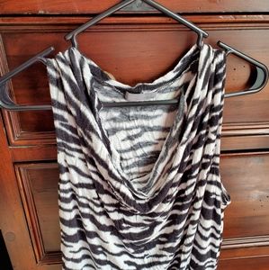 Zebra print tank